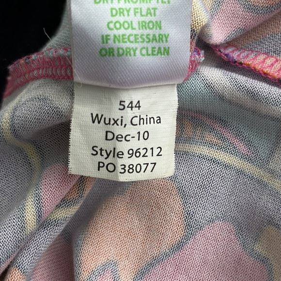 Lilly Pulitzer Silk Blend Women’s Butterfly Groovy Floral Bell Sleeve Dress - Picture 7 of 7